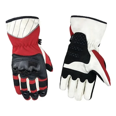 Dadorchuddio Ceinder Amserol Menig Beiciau Modur Carbon Fiber Retro
